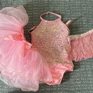 Pink Sequin Kids Costume